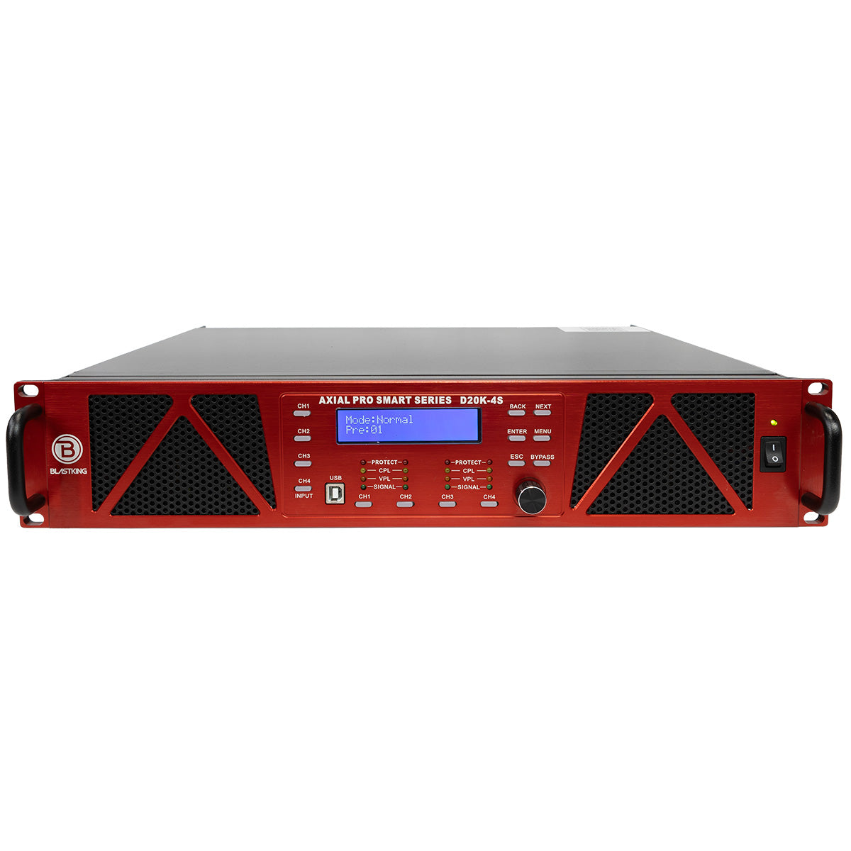 Blastking D20K-4S 20,000 Watt 4 DSP Channel Class-D Smart Power Amplifier