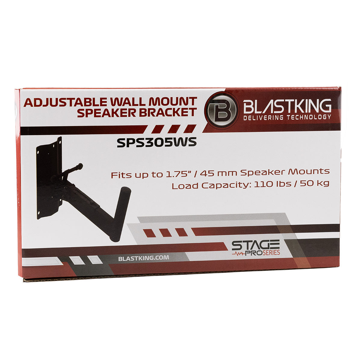 Blastking SPS305WS Adjustable Wall Mount Speaker Bracket
