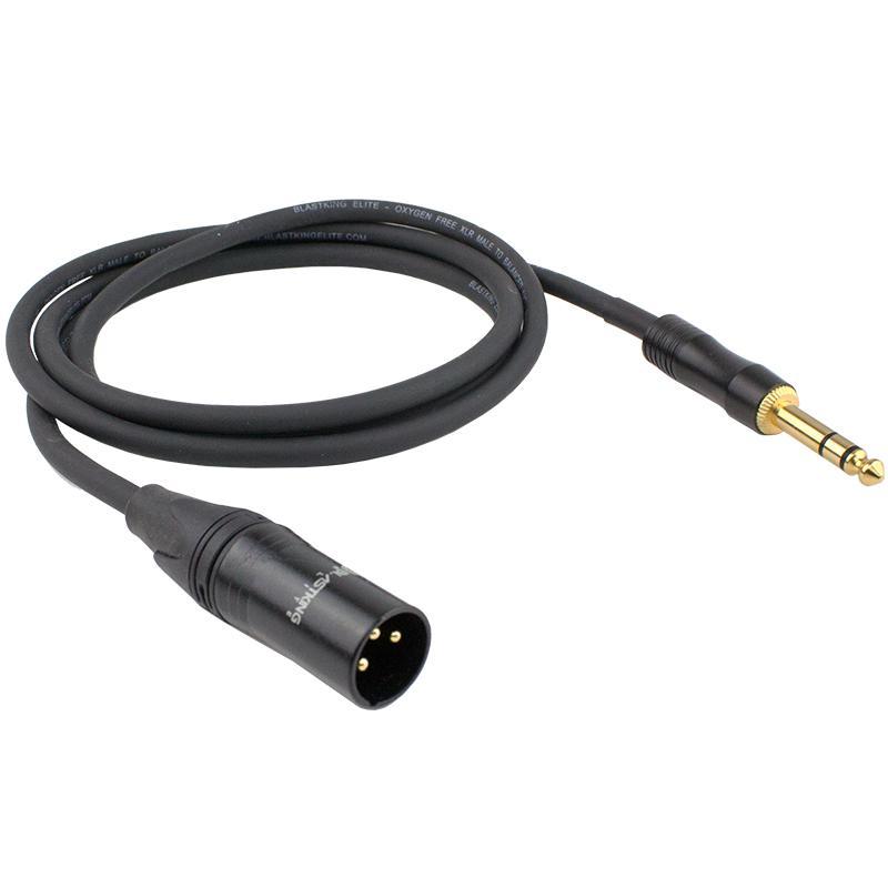 XLR Male to Balanced 1/4" Cable