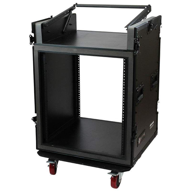 Blastking ARW12UM 12U Vertical with 10U Slant Top Shock-mount Combo Rack