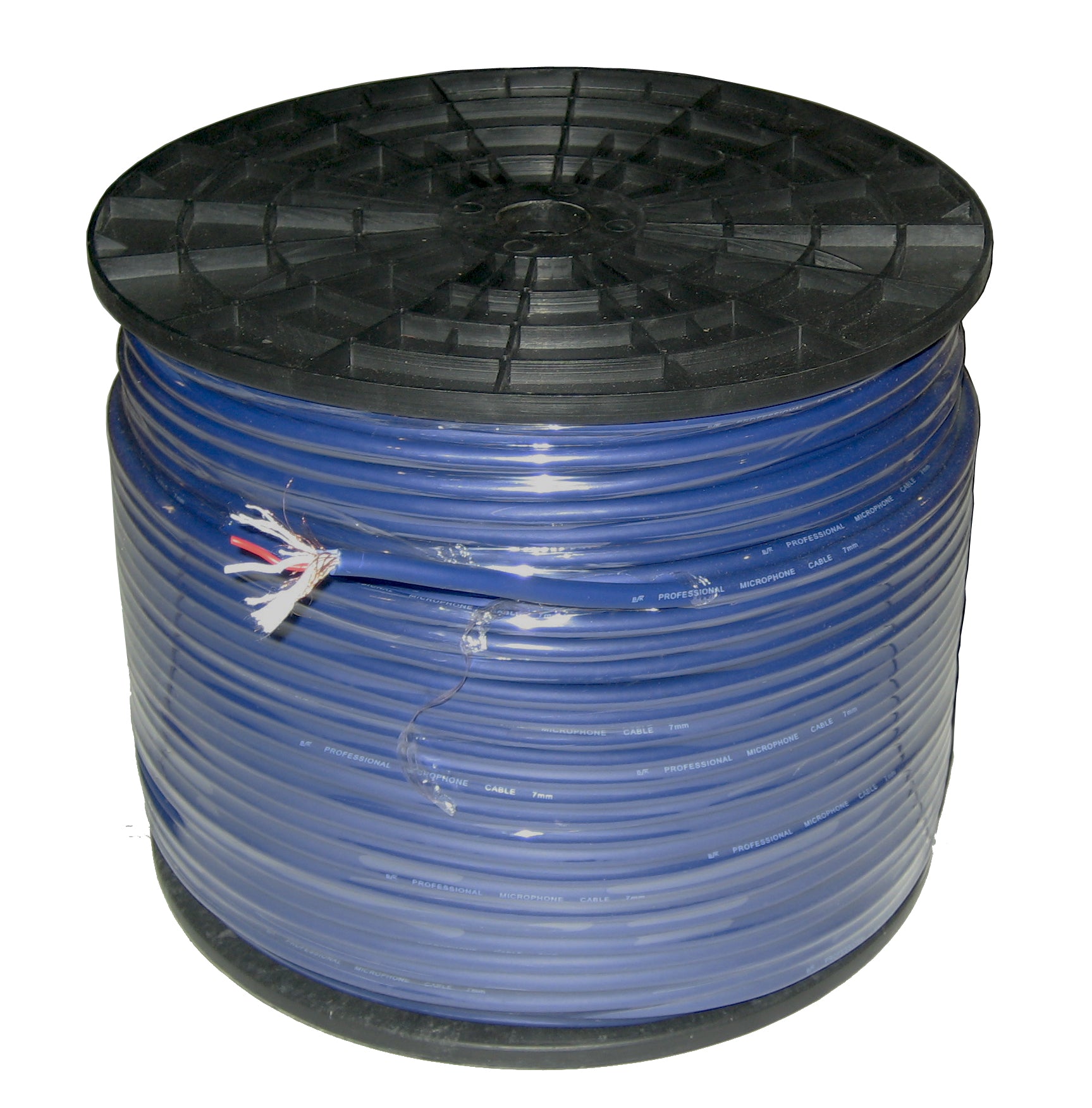 Blastking RMCS437-1000BLU 2-Conductor Microphone Cable 1000 Ft Blue