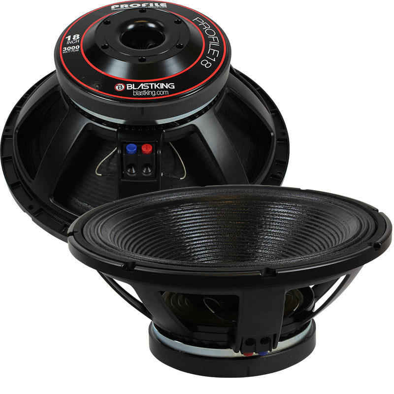 Blastking PROFILE18 18" 3000 Watts High Output Woofer