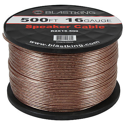 Blastking R2X16-500 16 AWG 2-Conductor Speaker Cable 500 Ft