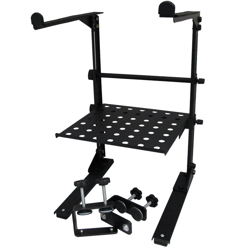 Blastking BLPS-5COMBO Laptop Stand with Tray and Table Clamps