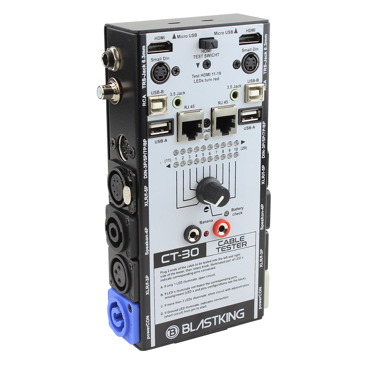 Blastking CT-30 Cable Tester
