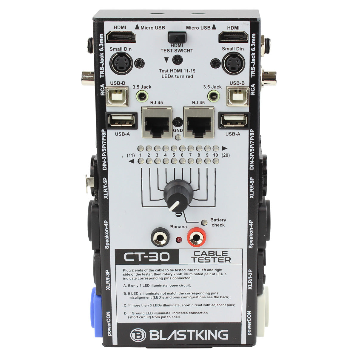 Blastking CT-30 Cable Tester