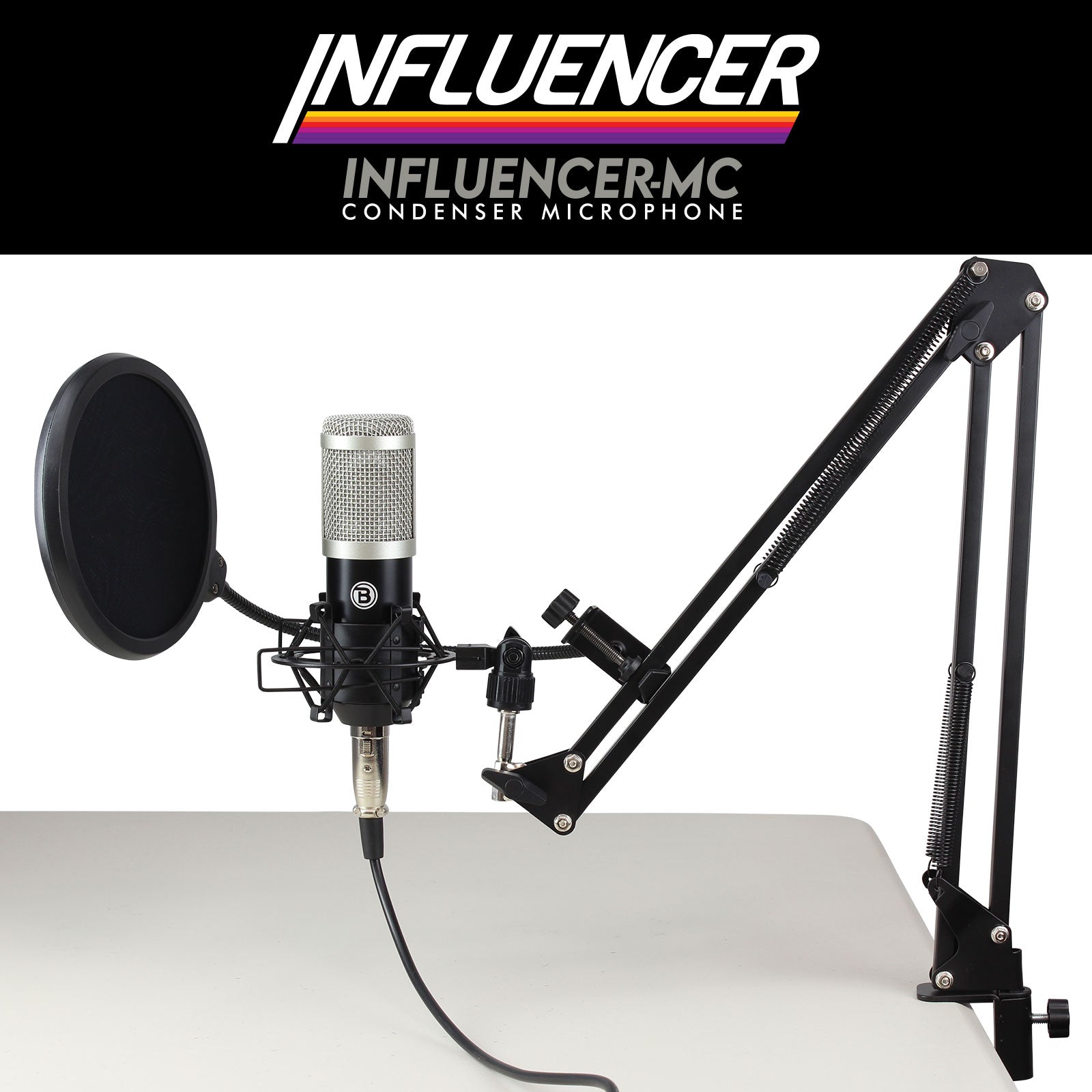 Blastking IP-MIC KIT-BLK Condenser Microphone - Black