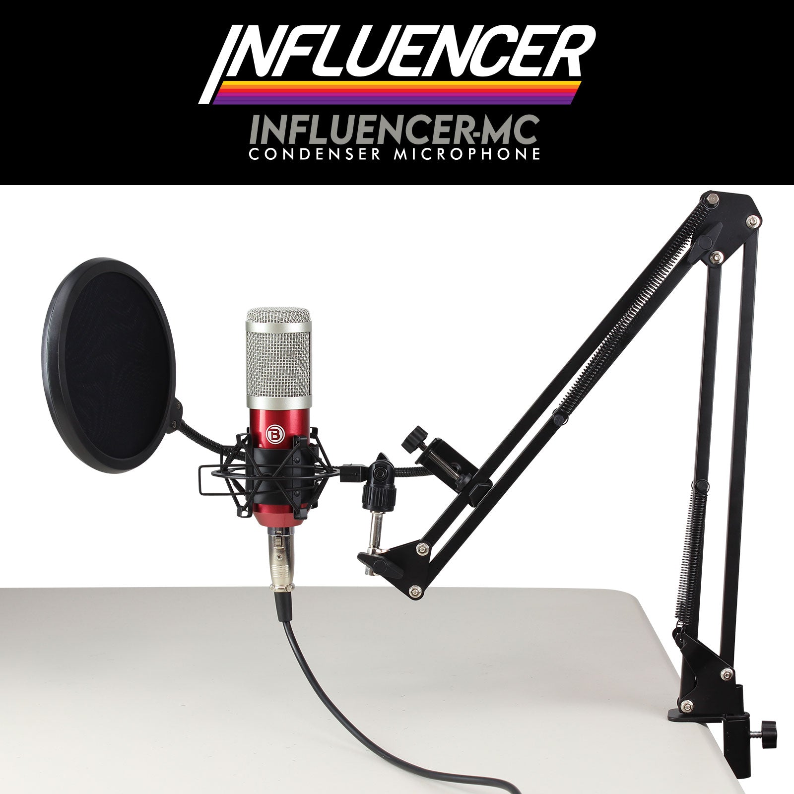 Blastking IP-MIC KIT-RED Condenser Microphone - Red