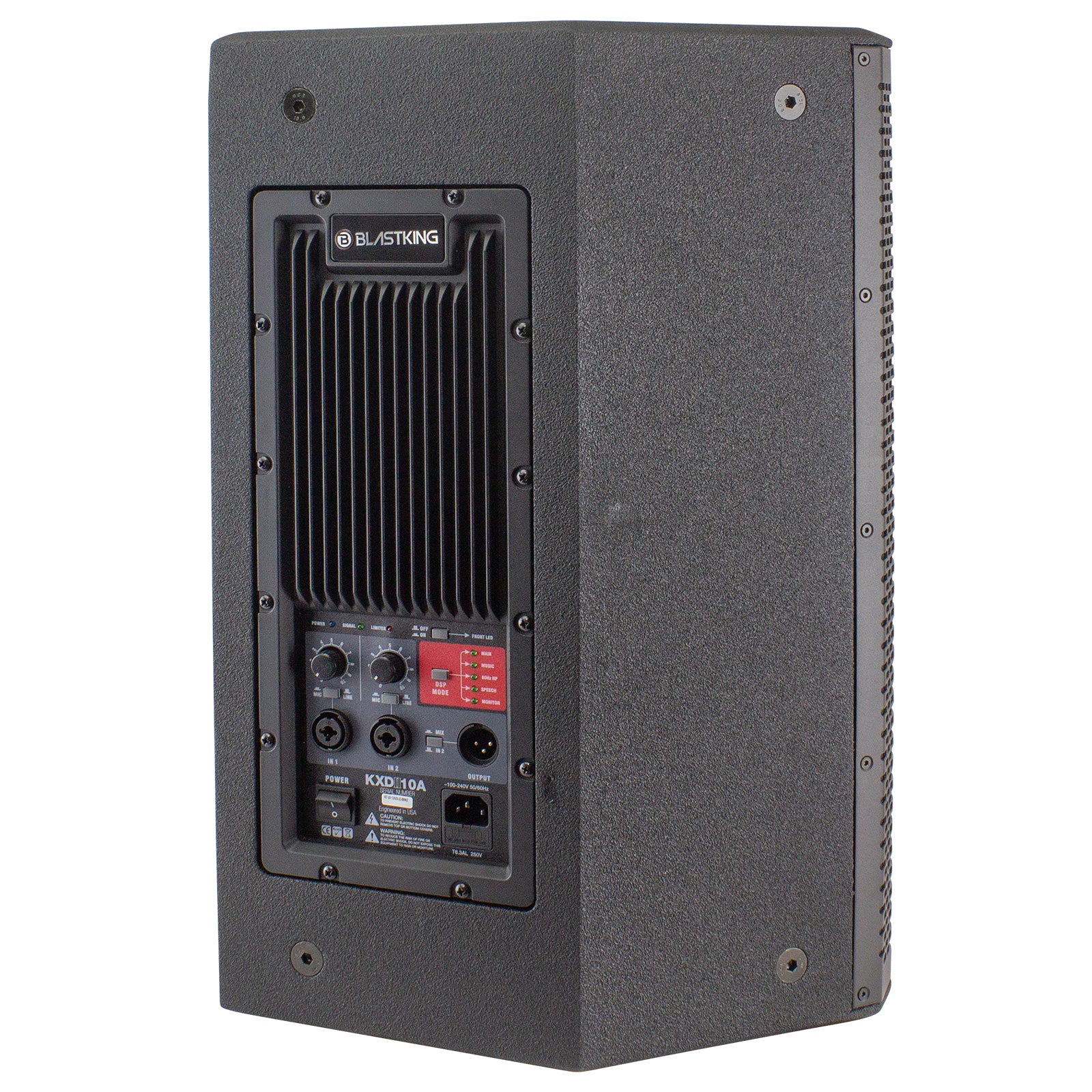 Blastking KXDII10A 10” Active Loudspeaker 1000 Watts Class-D Bi Amp DSP Mode