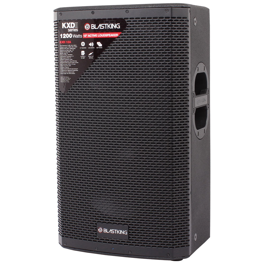 12” Active Loudspeaker 1200 Watts Class-D Bi Amp DSP Mode- KXDII12A