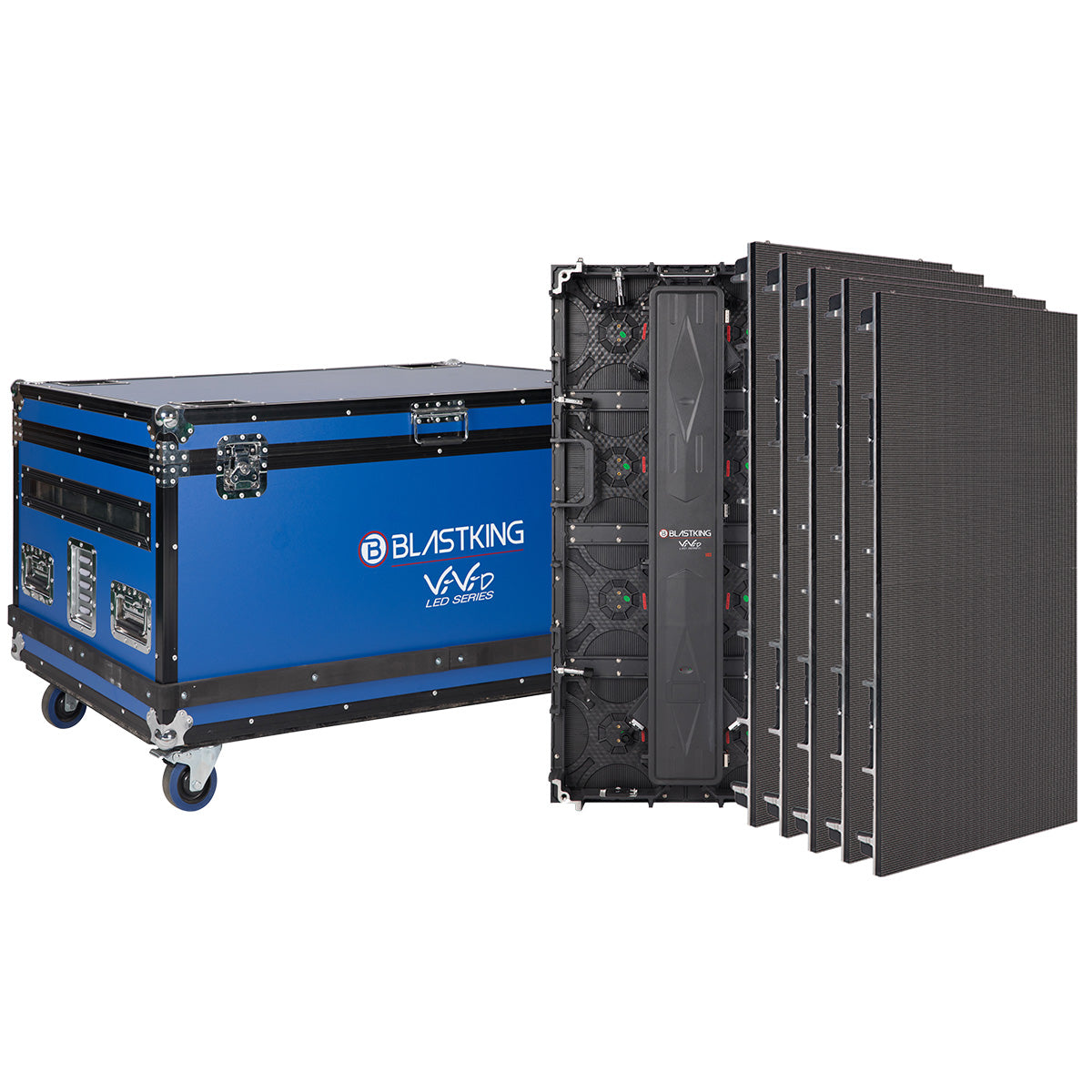 Blastking VO3-P24 4×3 Meter 24pk Outdoor LED video panel w/ Novastar Processor and Flight Case