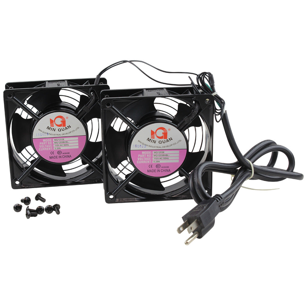 2-pack Heavy Duty AC Cooling Fan 110V