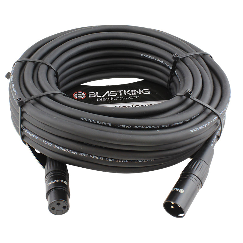 XLR Male to XLR Female 50 Ft. Microphone Cable