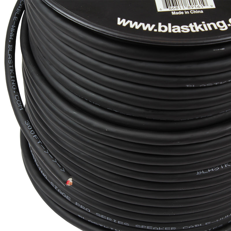 Blastking SPC1X12-300 12 AWG 2-Conductor Speaker Cable 300 Ft