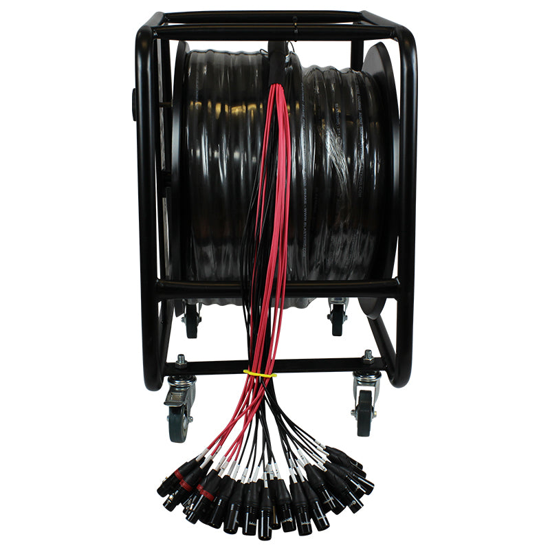 Stage / Studio Reel Snake Cable 24x8, 150 Ft. - SPS24X8RL-150