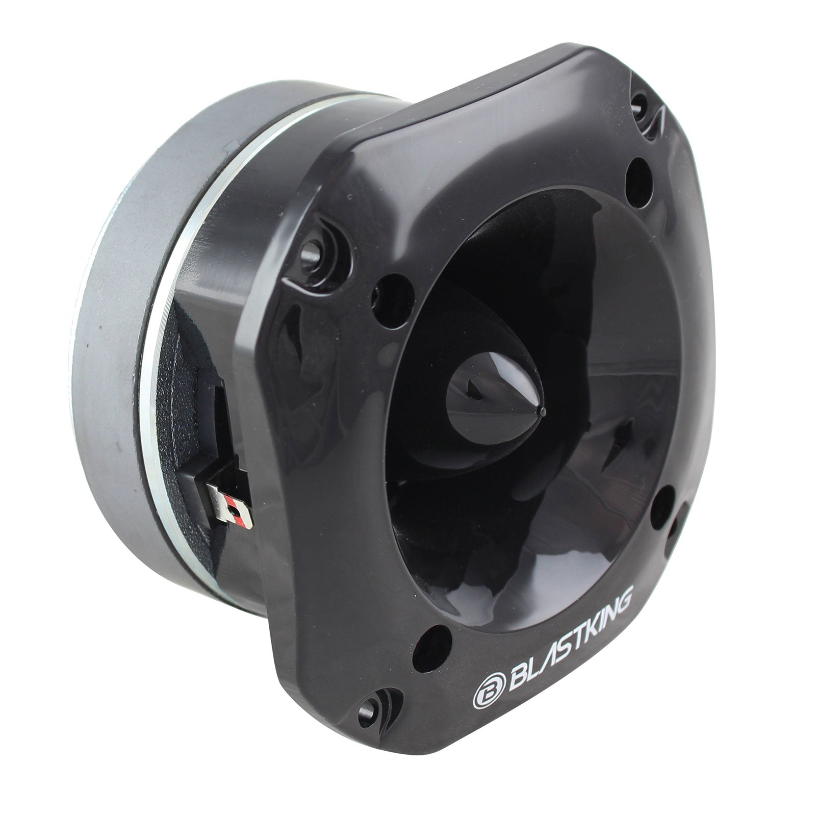 Blastking TW2000-BLK-K2 (2) 500 Watts 4x4 inch 1.5 inch VC Titanium Bullet Tweeter Black