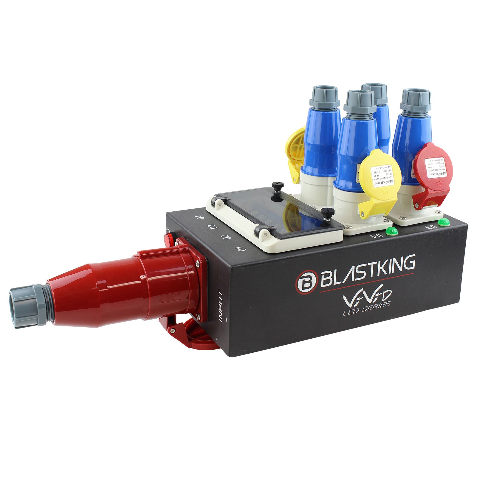 Blastking VPB-220  1 In 4 Out Distribution Box with Camlock Fittings 220V