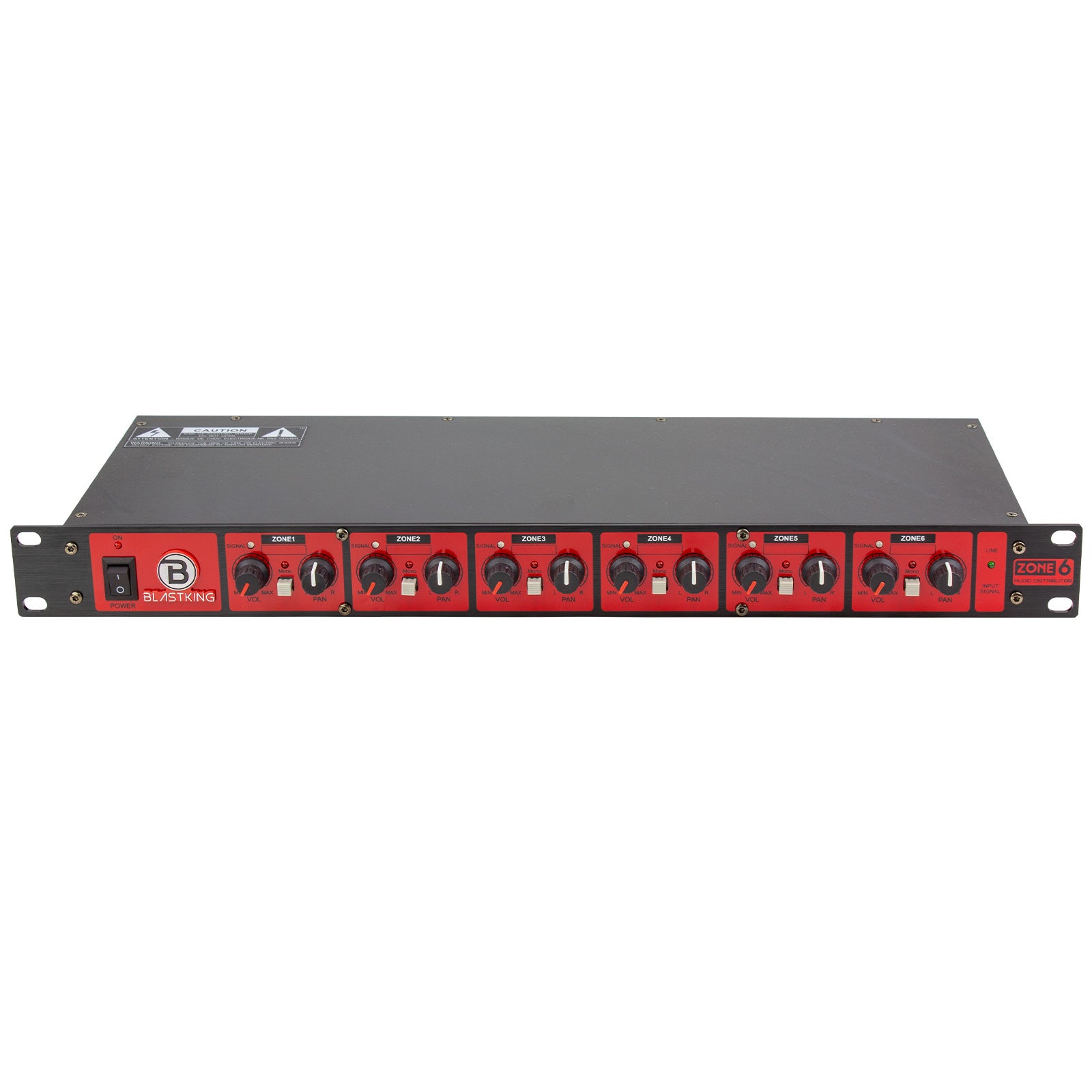 Blastking ZONE6 Six Zone Ultra Low Noise Audio Distributor
