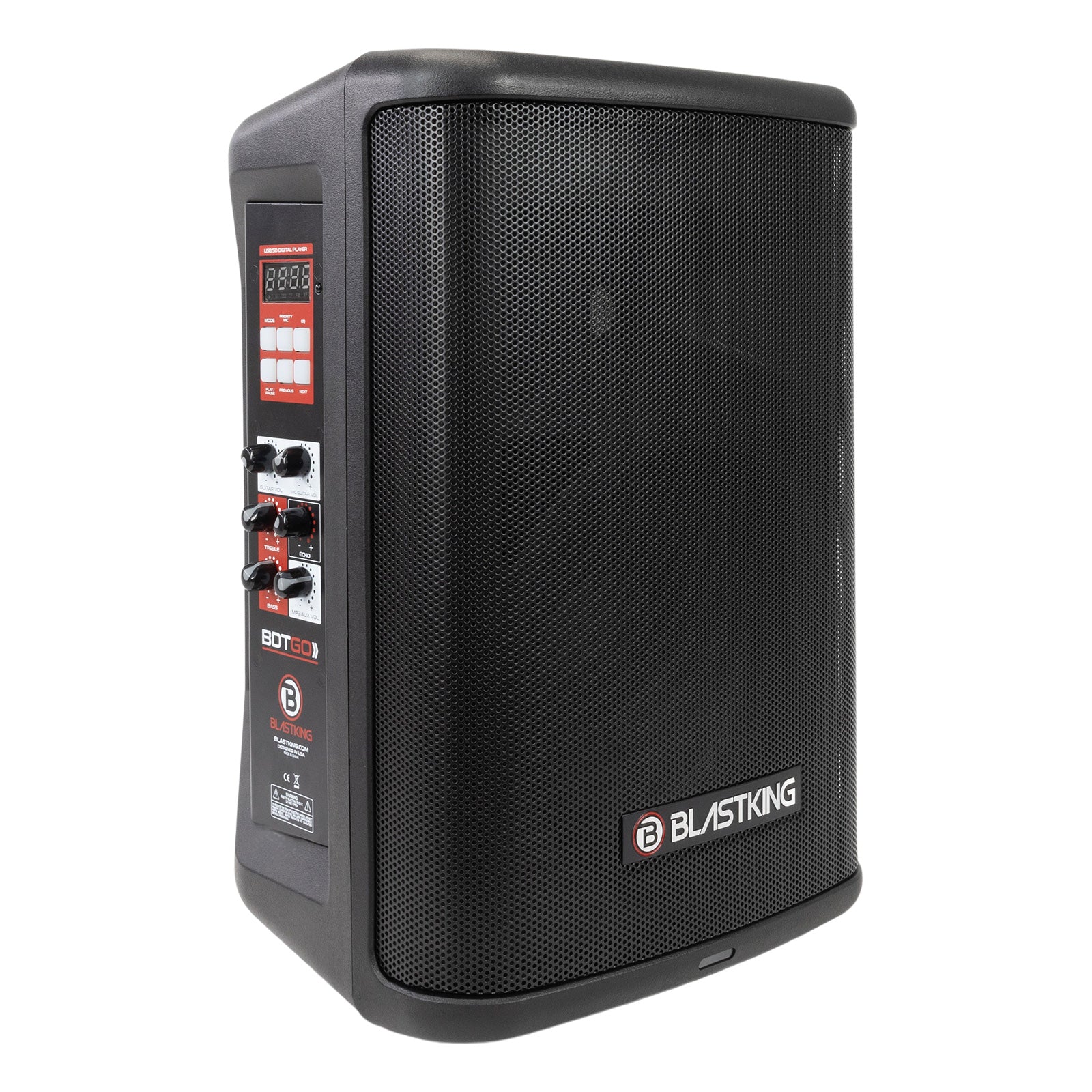 Blastking BDTGO 200 Watts 8-inch Portable and Battery Powered Speaker with UHF Microphone