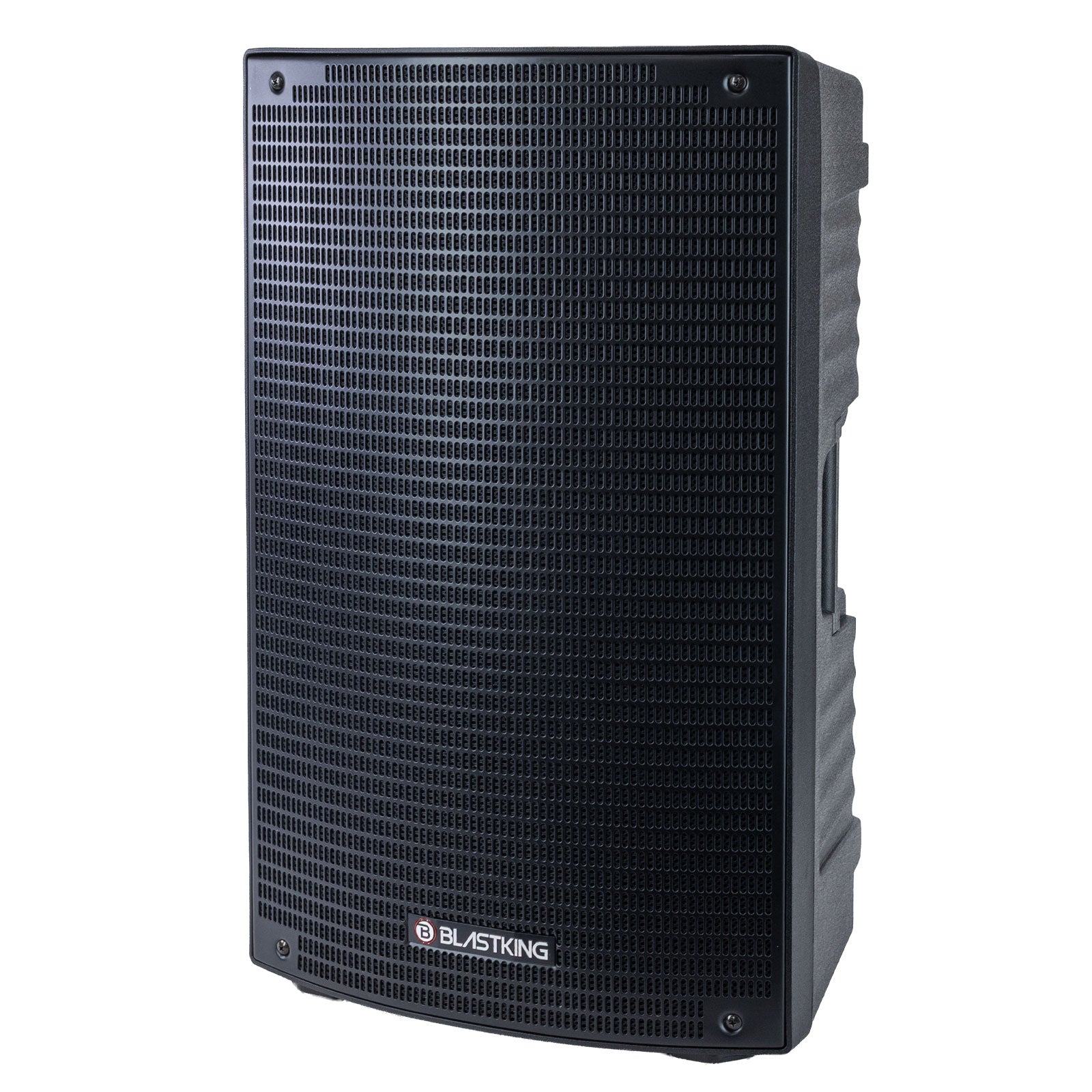 Blastking BDTII15C1 15 Inch 1000 Watts 2-Way Active Loudspeaker Combo with Bluetooth, TWS, MP3 Player, Speaker Stand, 2 MH30 Wired Microphones and 2 XLR Cables