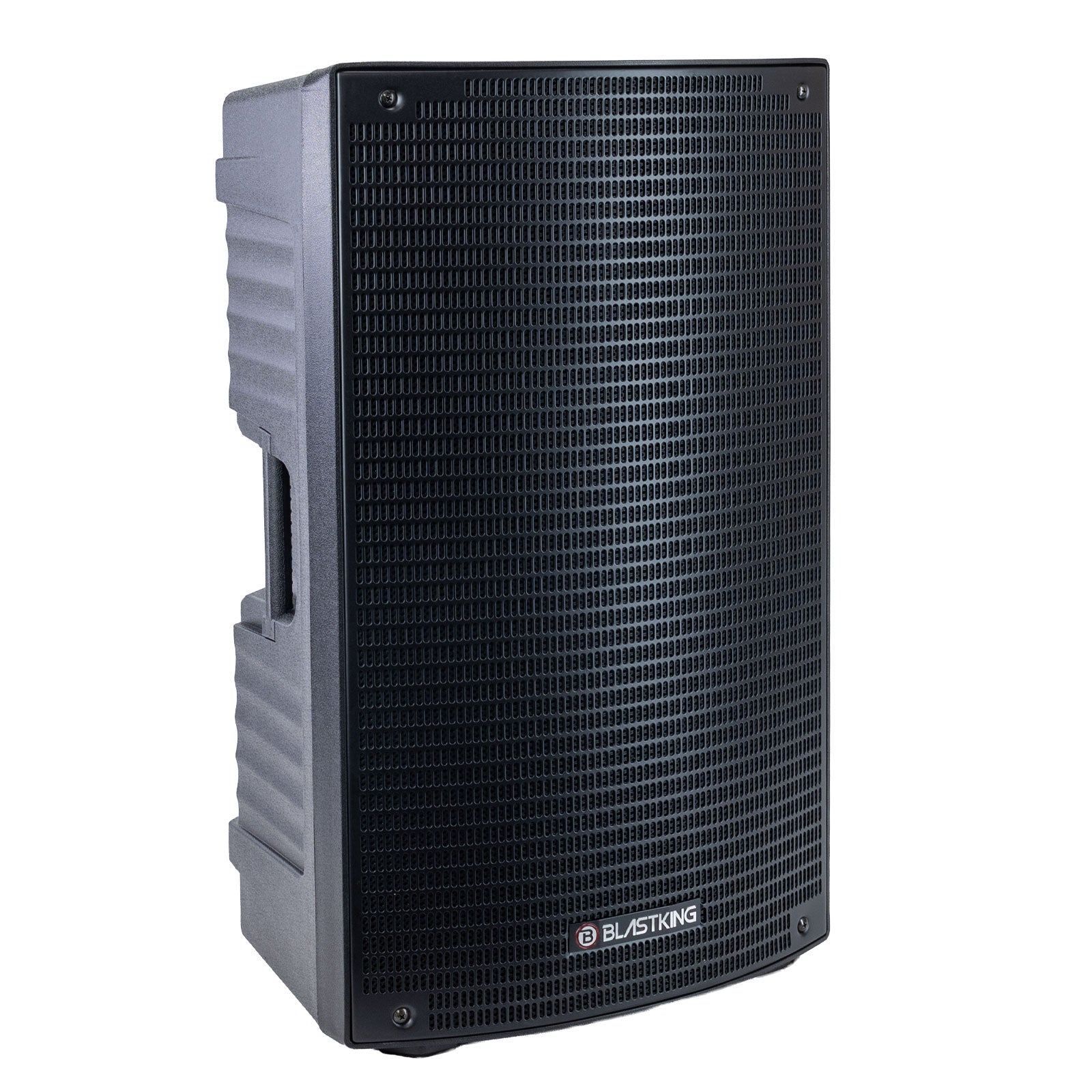 Blastking BDTII15C2 15 Inch 1000 Watts 2-Way Active & Passive Loudspeaker Combo with Bluetooth, TWS, MP3 Player, 2 Speaker Stands, 2 MH30 Wired Microphones, 2 XLR Cables and Speaker Cable