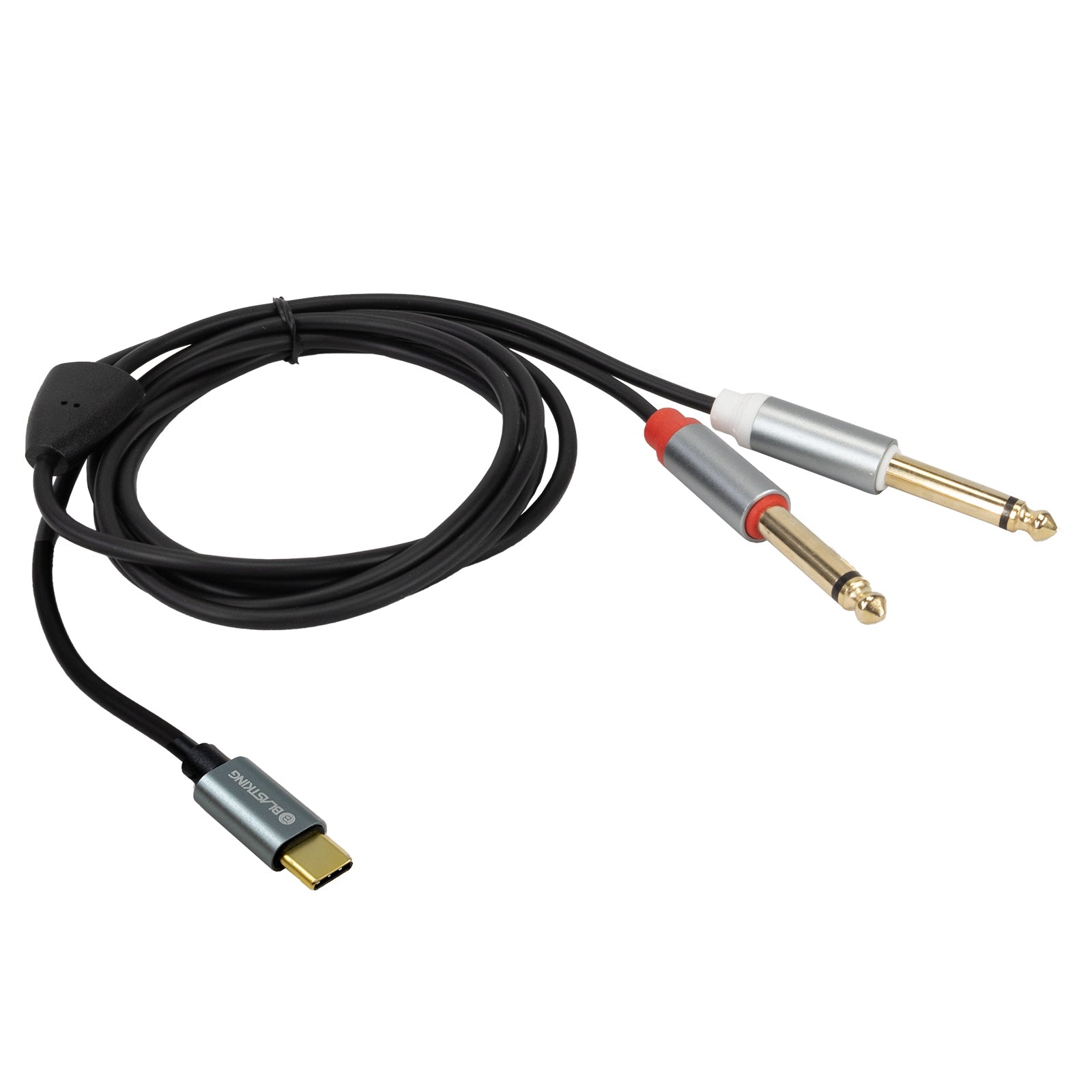 Blastking C2QTC-6 USB-C To Dual 1/4” (6.35mm) Audio Cable / 6ft (1.82m)