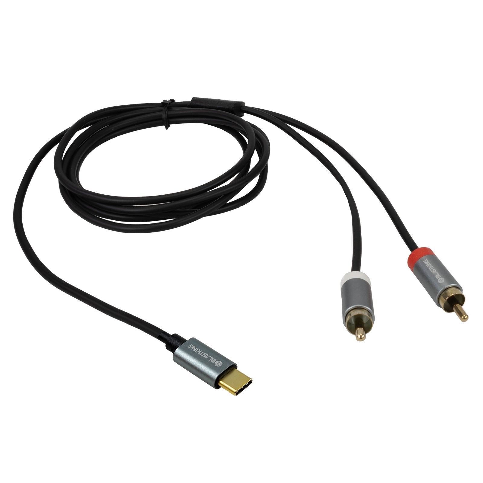 Blastking C2RTC-6 USB-C To Dual RCA Male Audio Cable / 6ft (1.82m)