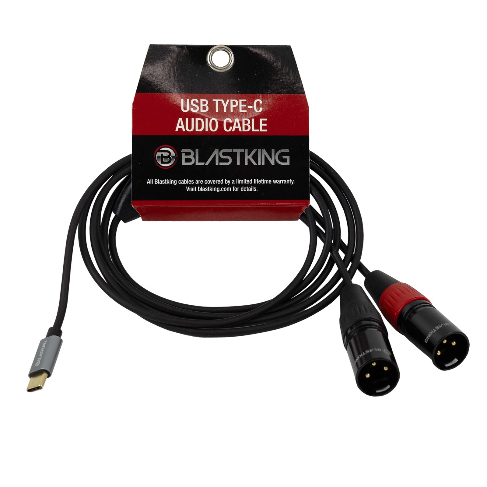 Blastking C2XLRTC-6 USB-C To Dual XLR Male Audio Cable / 6ft (1.82m)