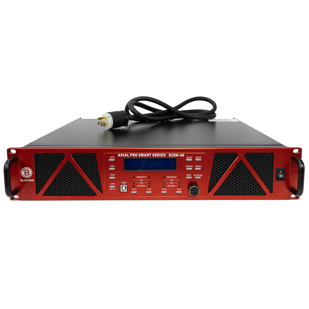 Blastking D20K-4S 20,000 Watt 4 DSP Channel Class-D Smart Power Amplifier