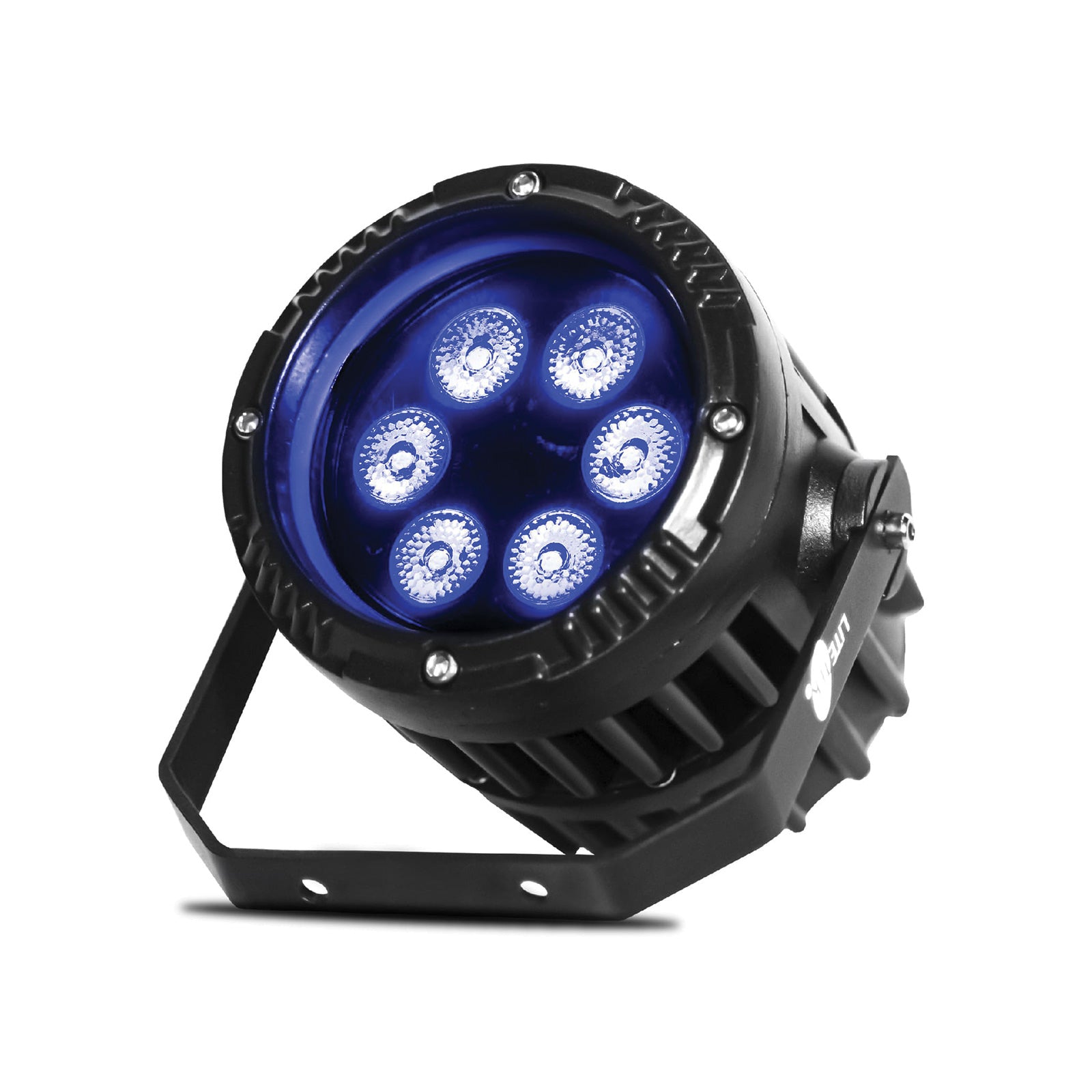 Lite Tek PAR LED 6XT Outdoor 6 LED's x 3 Watts RGB Wash Effect