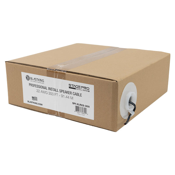Blastking SPI-XLR22 22 AWG 2-Conductor Professional Install Speaker Ca