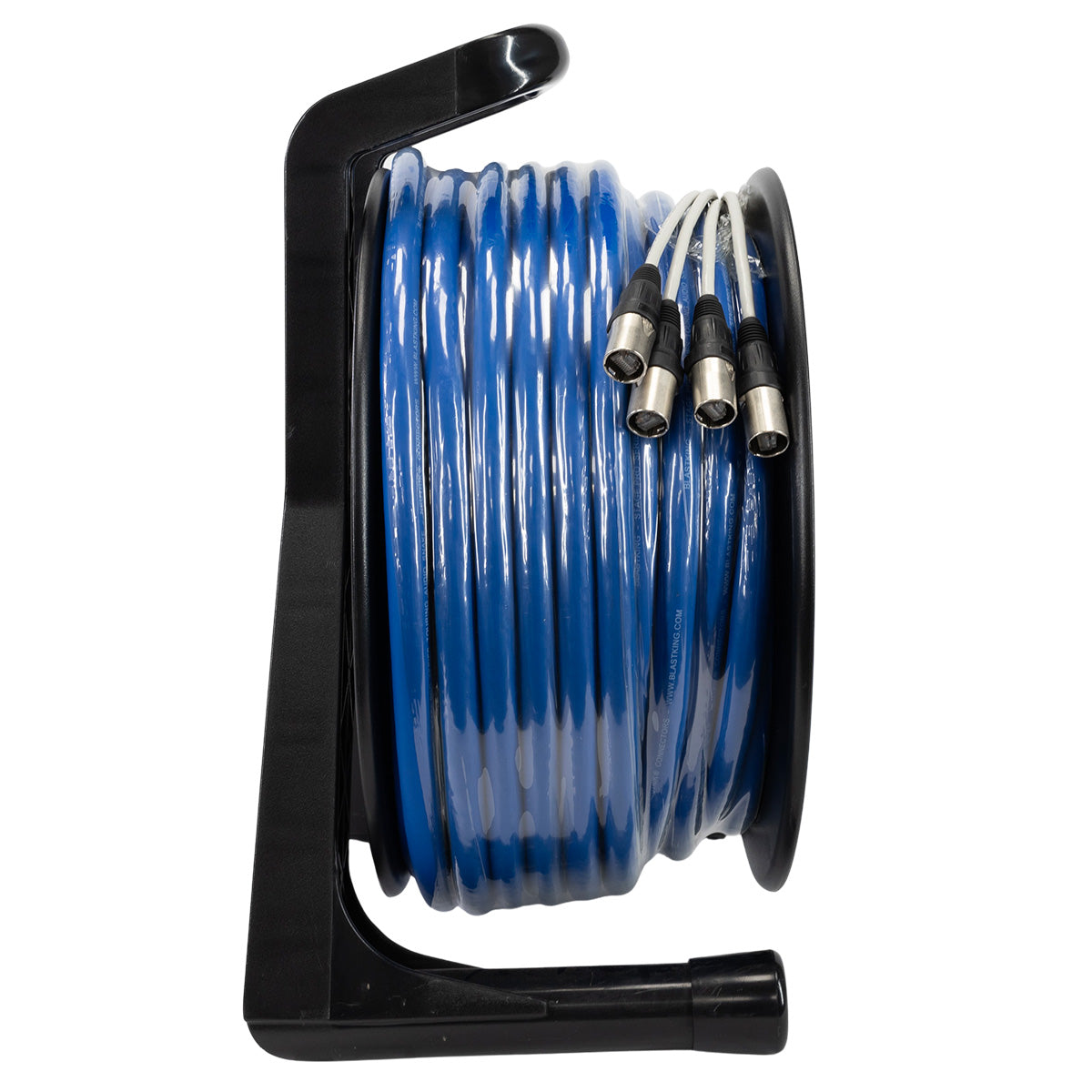 Blastking SPS4CAT6-150N CAT5e/CAT6 Touring Audio Reel Snake Cable 4 Channel, 150 Ft.