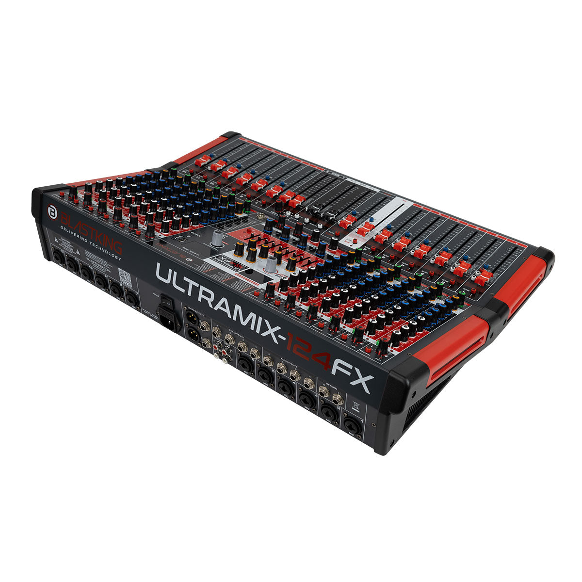 Blastking ULTRAMIX-124FX 12 Channel Professional Mixing Console with 4 Aux and DSP