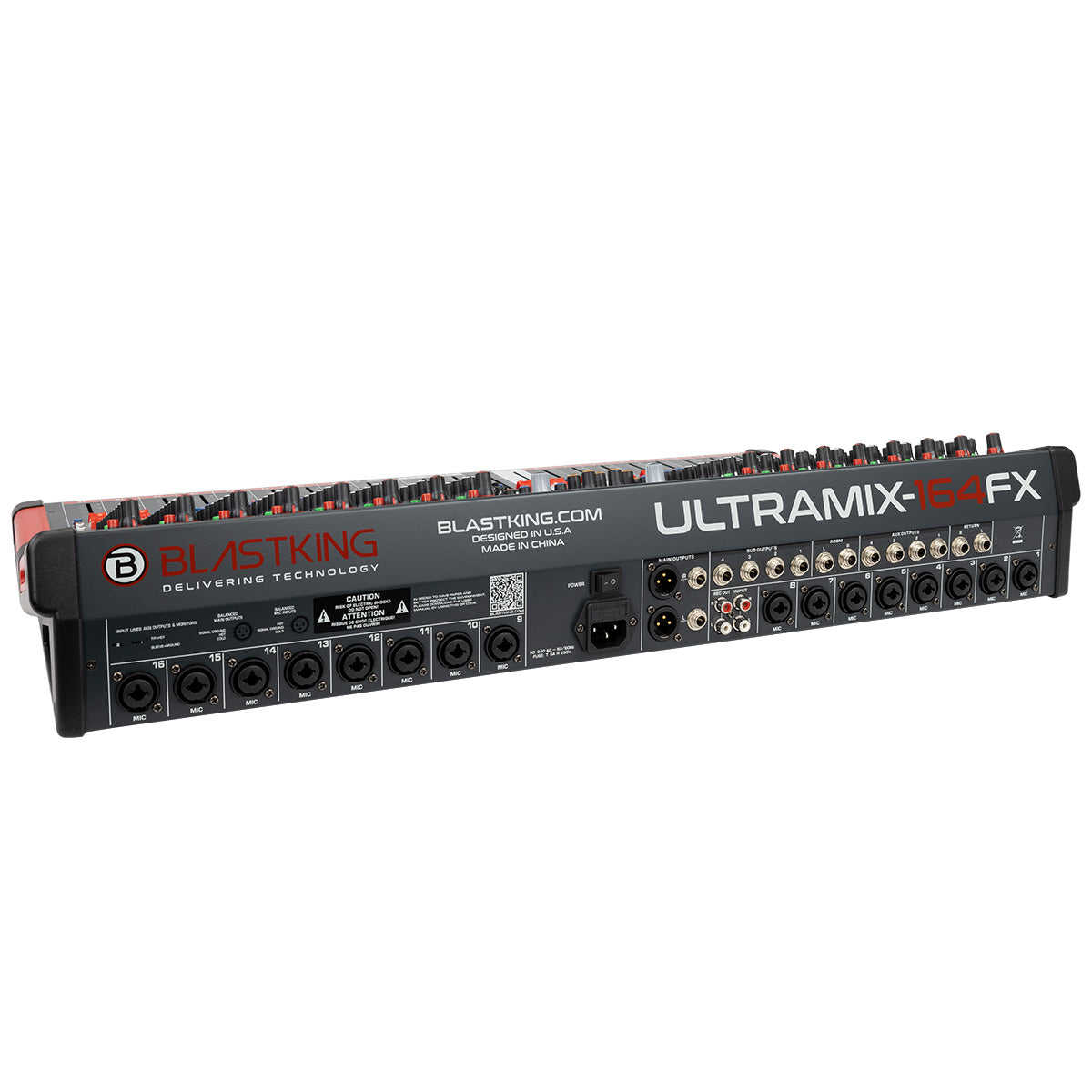 Blastking ULTRAMIX-164FX 16 Channel Professional Mixing Console with 4