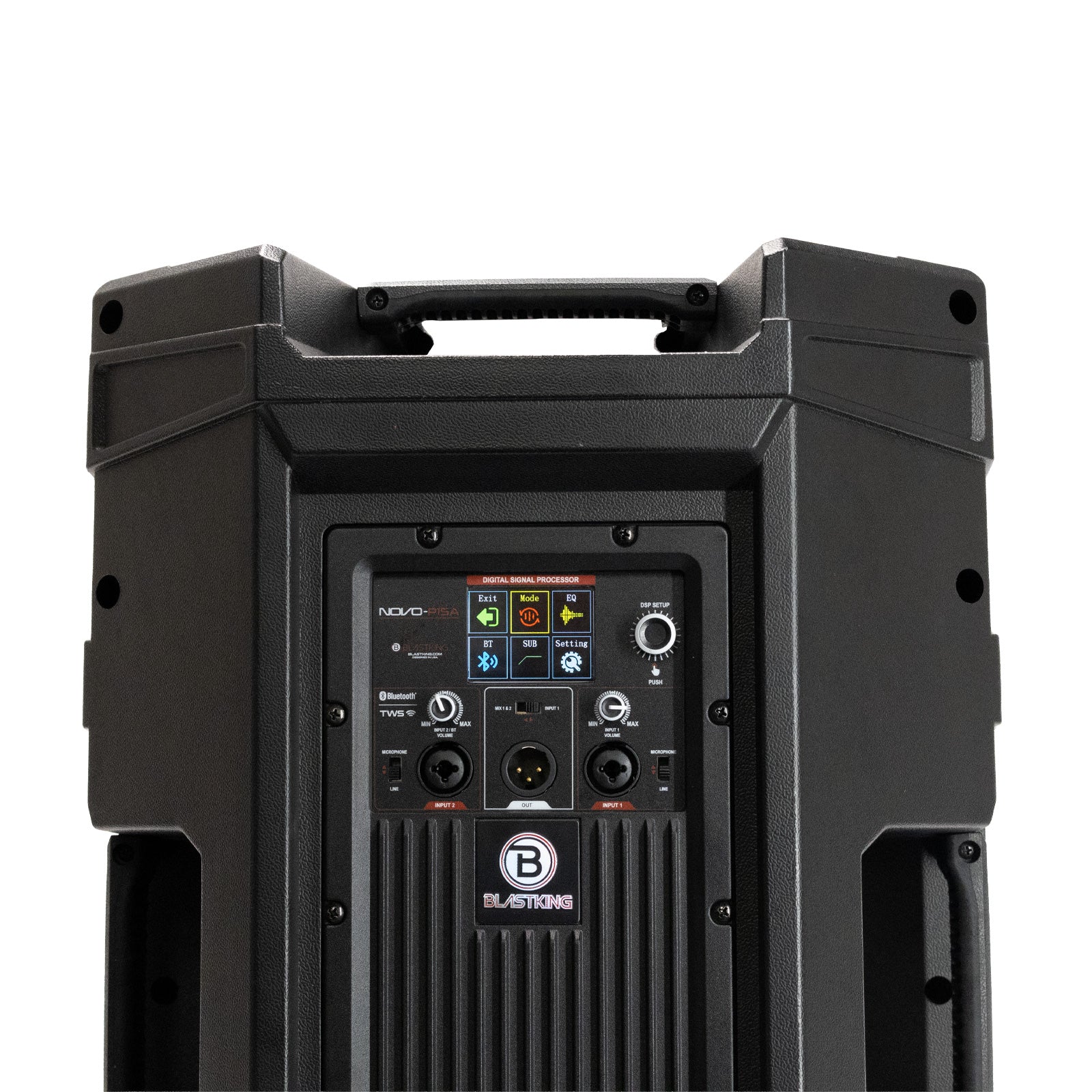 Blastking NOVO-P15A 15” 2-Way Active Loudspeaker 1200 Watts Class-D, TWS, DSP Presets