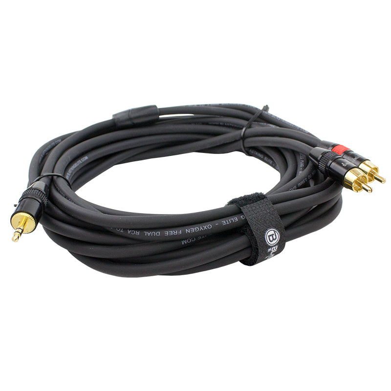 Dual RCA to 3.5mm Balanced Plug Cable