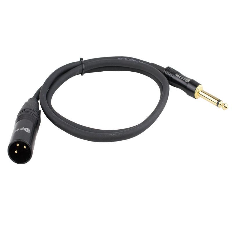 XLR Male to 1/4" Cable