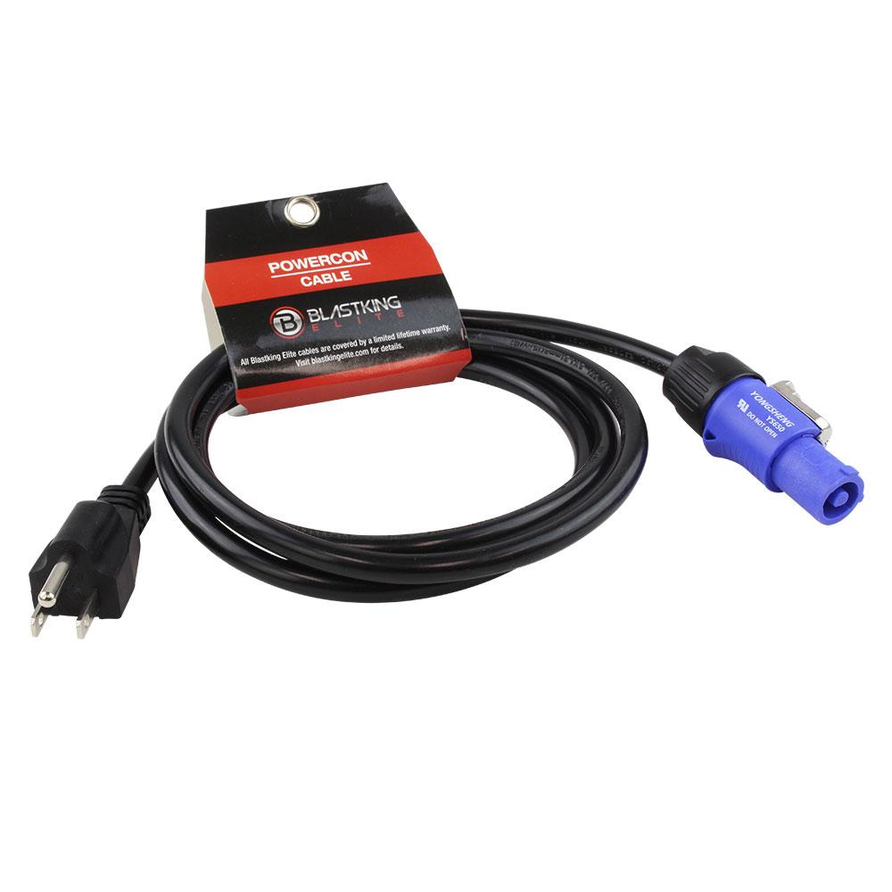 Blastking C1PCON 3 Pin AC Power Plug to Powercon Cable