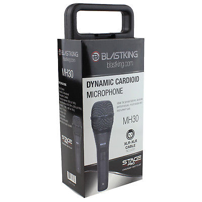 Blastking MH30KIT Dynamic Cardioid Microphone and Stand Kit
