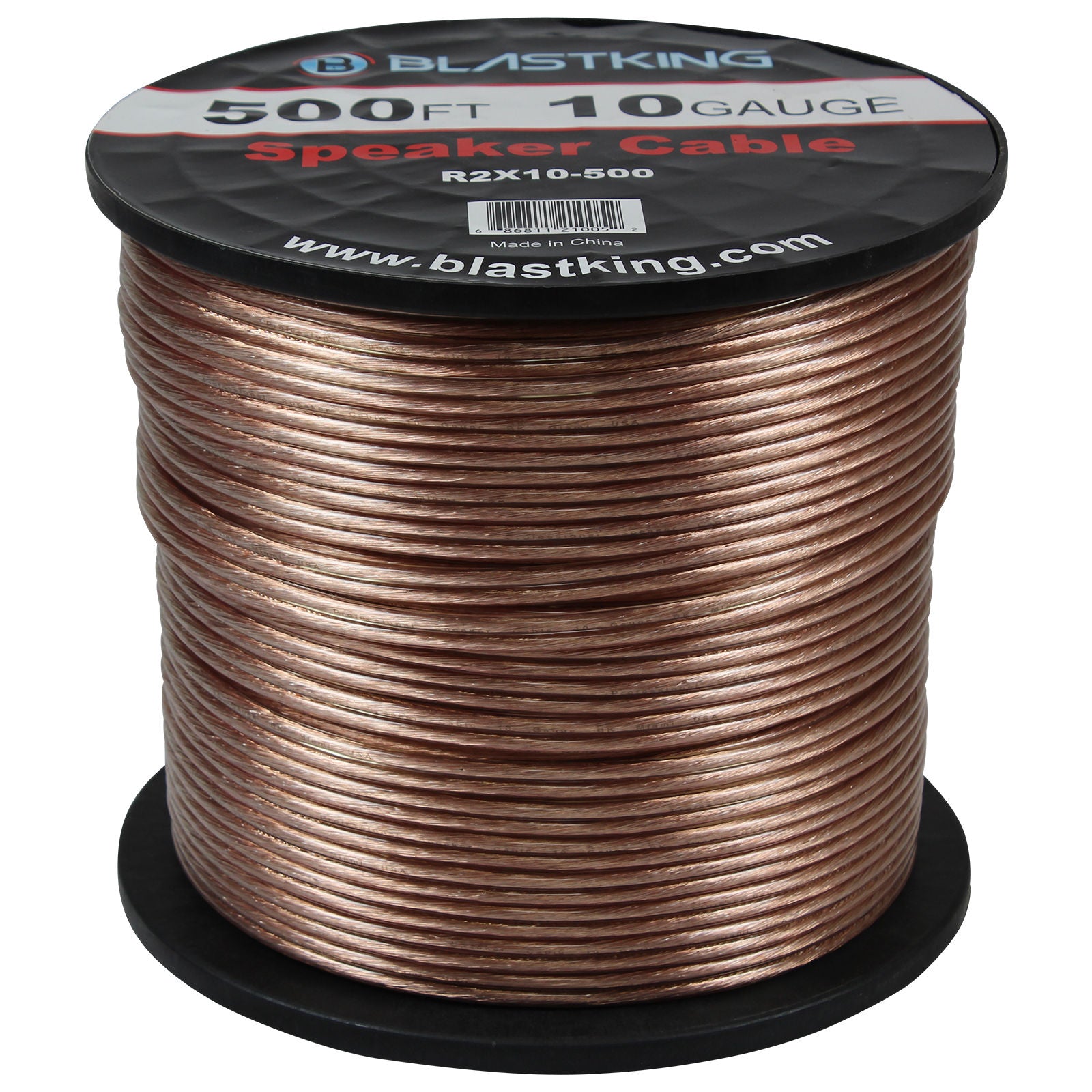 Blastking R2x10-500 10 AWG 2-Conductor Speaker Cable 500 Ft