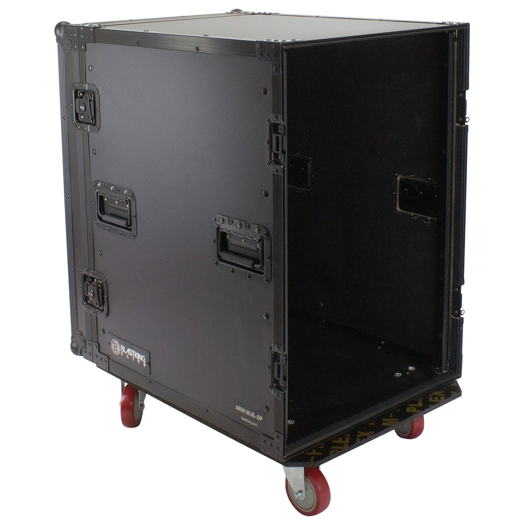 Wood Racking Case Blastking ARW16UE-DP 16U Vertical Wood Deep Rack Case
