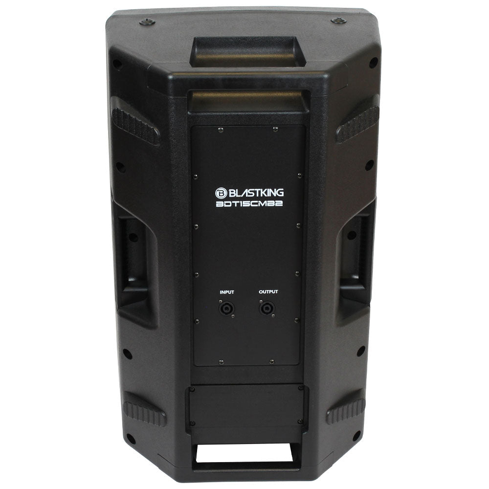 Blastking BDT15CMB2 1000 Watts 15 inch Active and Passive Speaker Box System w/Mic and Stand