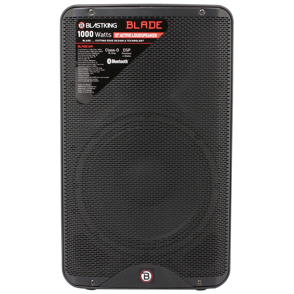 12” Active Loudspeaker 1000 Watts Class-D with DSP Processor – BLADE12A