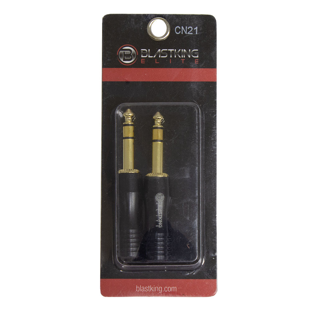 1/4 inch Stereo Male Plug Gold Plated / Pair - CN21