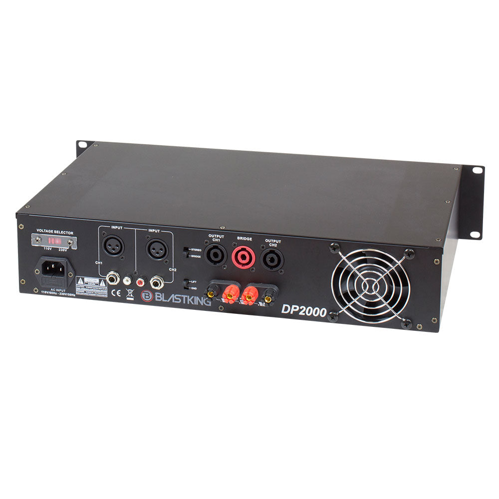 2000 Watts Professional Power Amplifier - DP2000