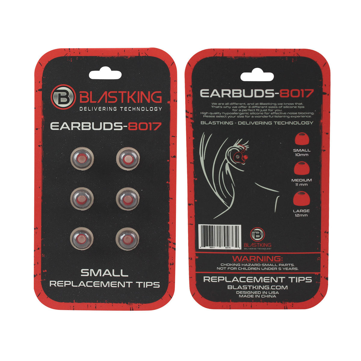 Blastking EARBUDS-8017 Replacement Tips