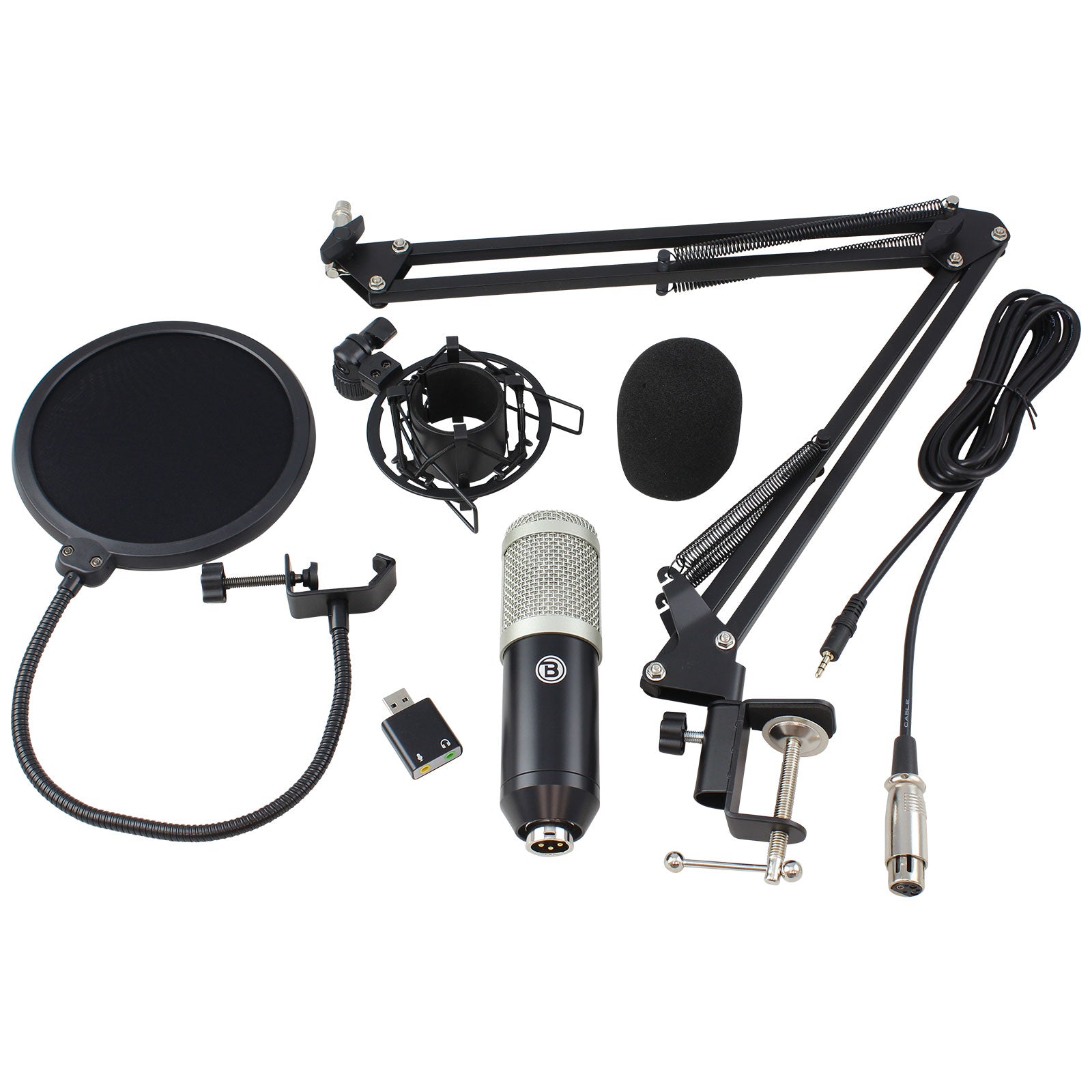 Blastking IP-MIC KIT-BLK Condenser Microphone - Black
