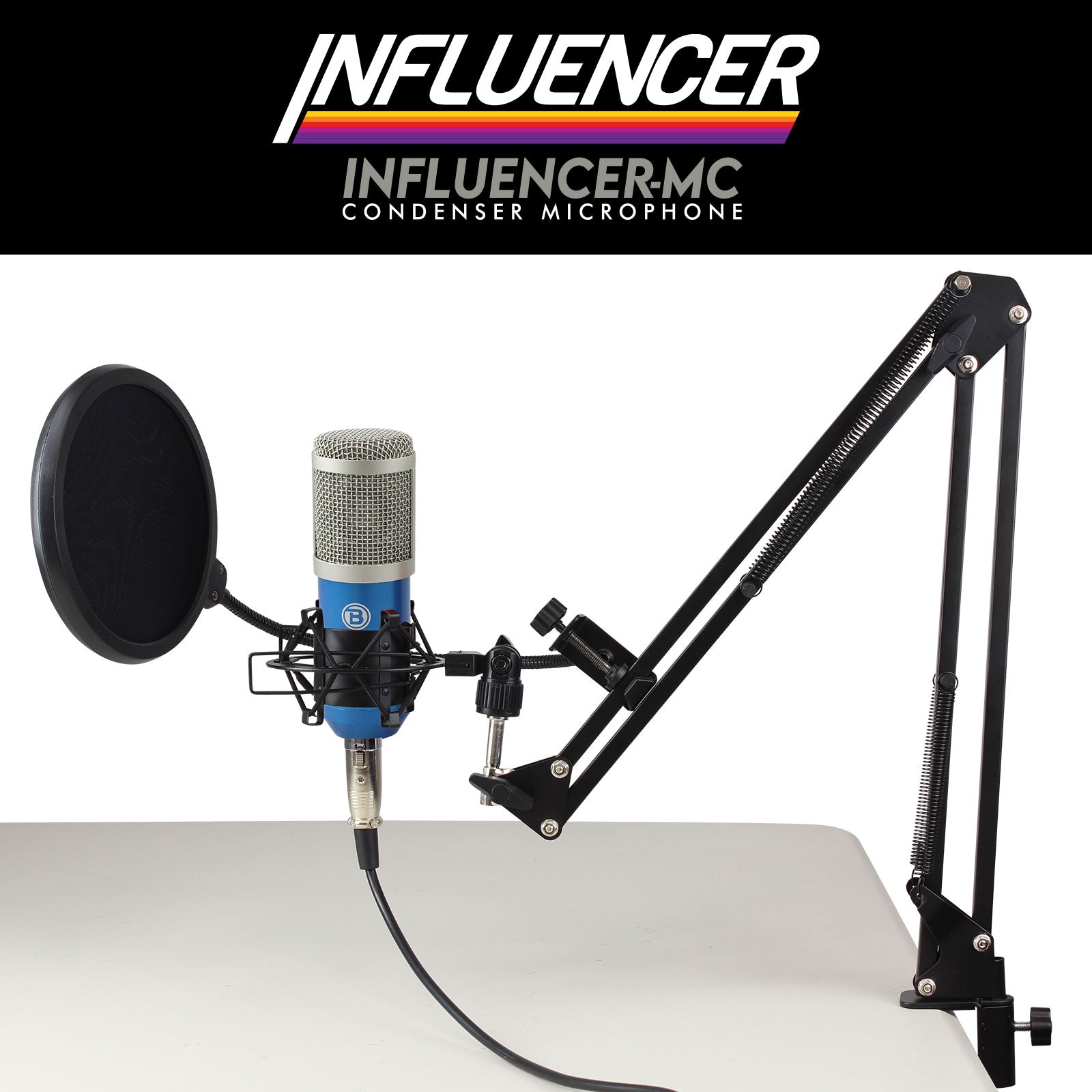 Blastking IP-MIC KIT-BLU Condenser Microphone - Blue