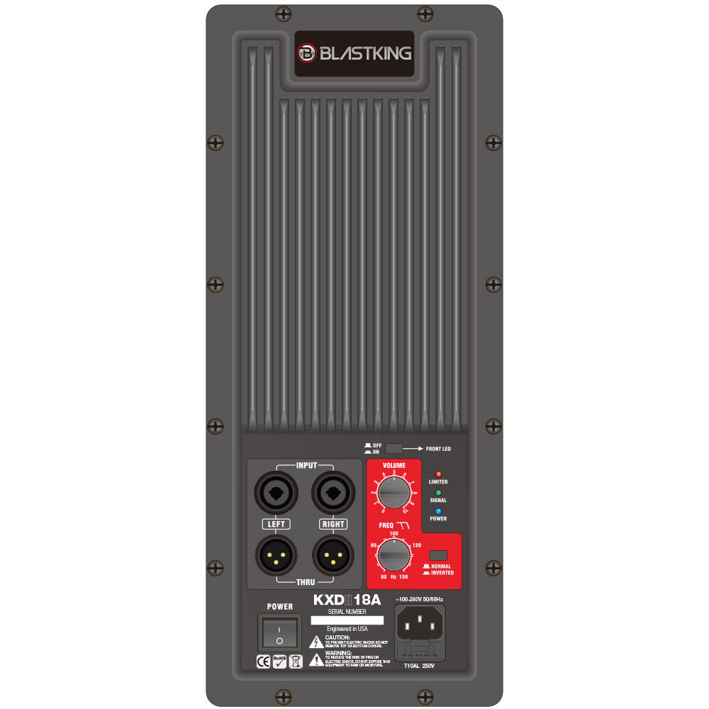 18” Subwoofer Watts Class-D Amplifier - KXDII18A