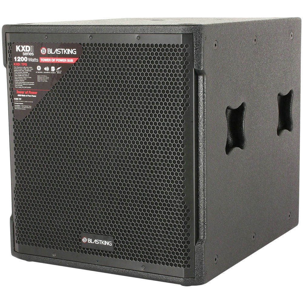 Blastking KXDIITP-K1 (2) Active Speaker Tower System 4000 Watts Class-D Bi-Amp and DSP